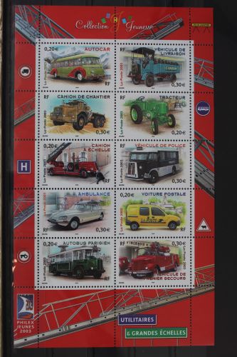 Frankreich 3751-3760 postfrisch als Kleinbogen #WS043