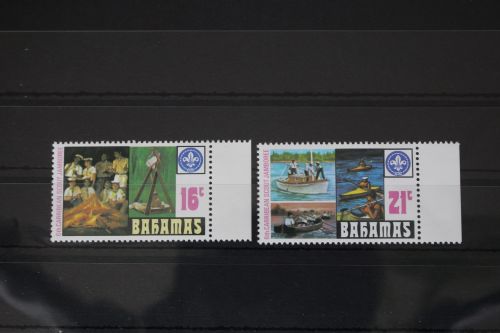Bahamas 418-419 postfrisch Pfadfinder #WS167