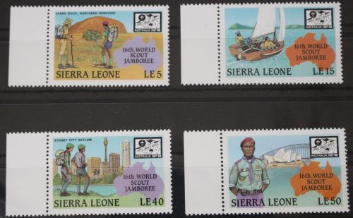 Sierra Leone 1046-1049 postfrisch Pfadfinder #WS215