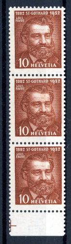 Schweiz 259 PLF II postfrisch Fotobefund Renggli #JP044
