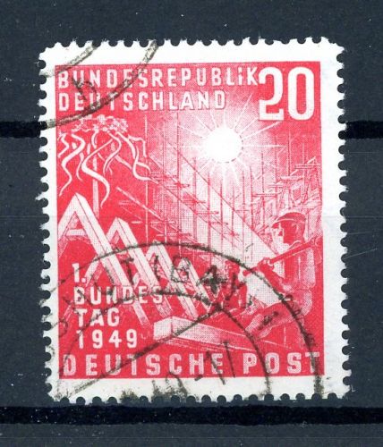 Bund Plattenfehler 112 I gestempelt