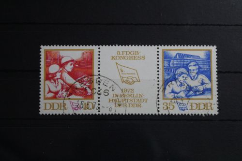 DDR 1761-1762 gestempelt Dreierstreifen #WQ145