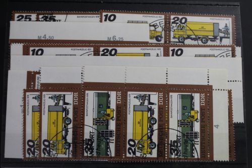 DDR W Zd362 - W Zd369 und S Zd149 - S Zd156 mit Falz gestempelt #WQ261