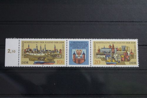 DDR 2343 - 2344 postfrisch Dreierstreifen #WQ272