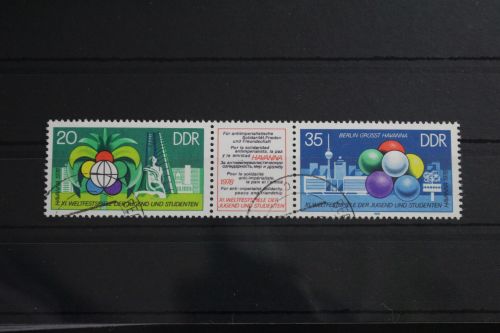 DDR 2345 - 2346 gestempelt Dreierstreifen #WQ293