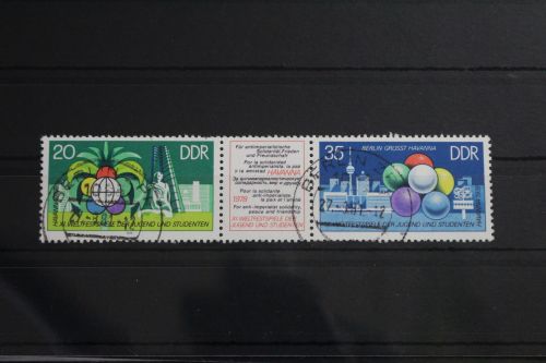 DDR 2345 - 2346 gestempelt Dreierstreifen #WQ295