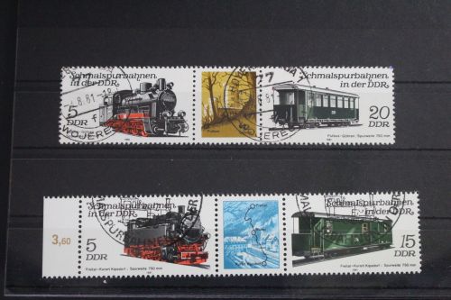 DDR 2629 - 2632 gestempelt 2 x Dreierstreifen #WQ496