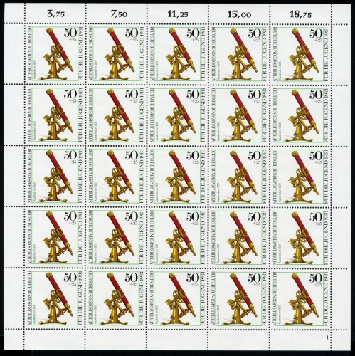 Berlin 25er Bogen 642 postfrisch Formnummer 1 #KA146