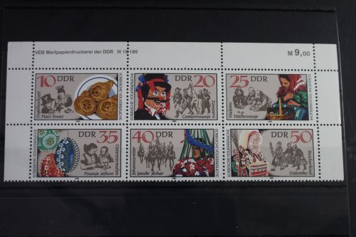 DDR W Zd534 DV postfrisch Zusammendrucke #WR018