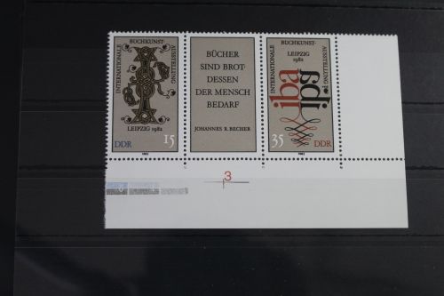 DDR 2697 - 2698 postfrisch Dreierstreifen #WR038
