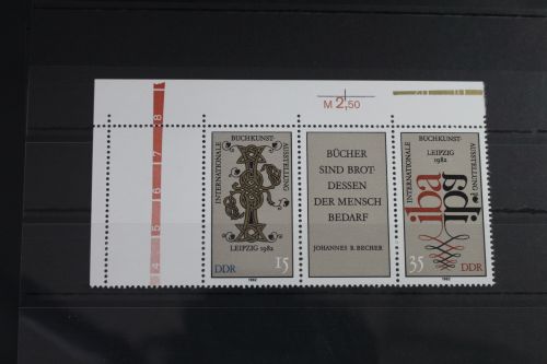 DDR 2697 - 2698 postfrisch Dreierstreifen #WR041