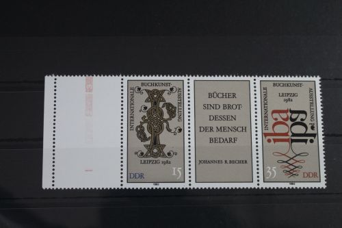 DDR 2697 - 2698 postfrisch Dreierstreifen #WR044