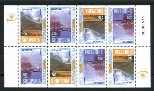 Albanien H-Blatt 8 postfrisch Cept 2004 #GZ021