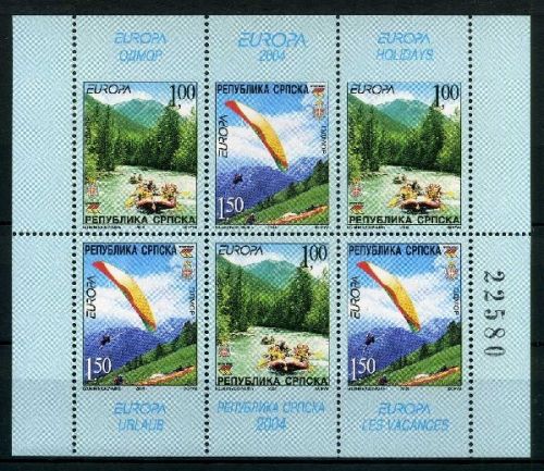 Bosnien und Herzegowina H-Blatt 7 mit300-301 postfrisch CEPT 2004 #HB410