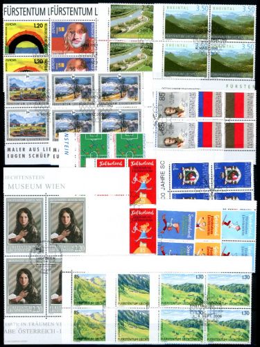Liechtenstein Jahrgang 2006 1400-1435 gestempelt 4er Blöcke #JW936
