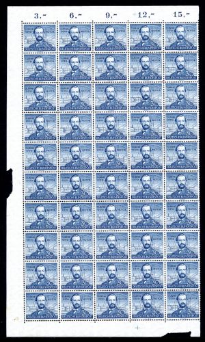 Bund 50er Bogenteil 150 postfrisch Nikolaus Otto #GM929