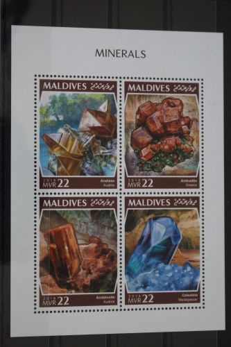 Malediven 8000-8003 postfrisch als Kleinbogen #WP141