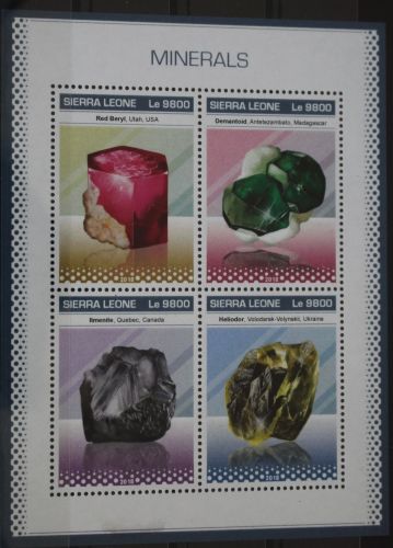 Sierra Leone 10300-10303 postfrisch als Kleinbogen #WP142