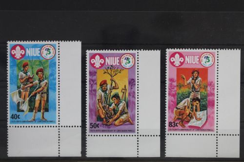 Niue 490-492 postfrisch Pfadfinder #WP330