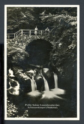 AK Luxemburg Der Schiessentümpel im Müllertal 1931 gebraucht #HC140