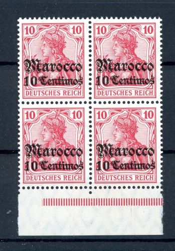 Deutsche APA Marokko 36 postfrisch 4er Block #HC323