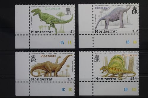 Montserrat 833-836 postfrisch #WX800