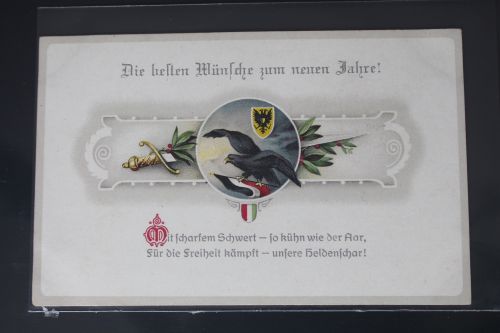 AK Deutschland Mit scharfem Schwert - so kühn wie der Aar ... ungebraucht #PL164