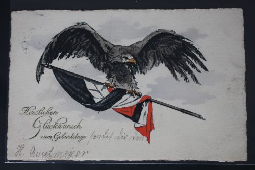 AK Deutschland Grußkarte 1917 gebraucht #PL177