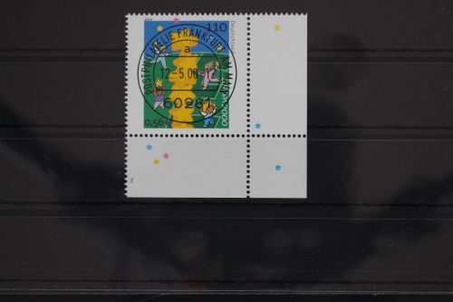 BRD 2113 gestempelt Vollstempel Frankfurt Eckrand Bundesrepublik #WZ539