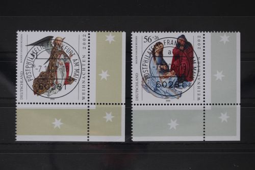 BRD 2285-2286 gestempelt Vollstempel Frankfurt Eckrand Bundesrepublik #WZ001