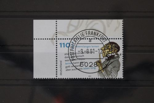 BRD 2209 gestempelt Vollstempel Frankfurt Eckrand Bundesrepublik #WZ039
