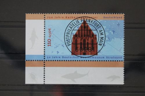 BRD 2195 gestempelt Vollstempel Frankfurt Eckrand Bundesrepublik #WZ041