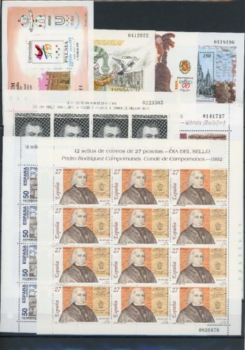 LOT "SPANIEN" Blöcke postfrisch #JW975