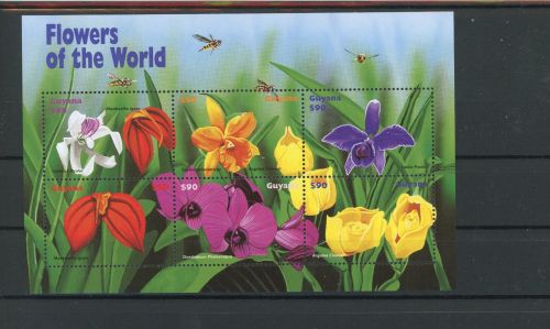 Guyana Klb. 6472-77 postfrisch Schmetterling #JT787
