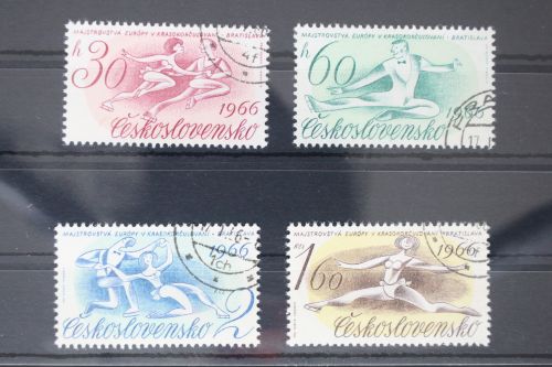 Tschechoslowakei 1592-1595 gestempelt Sport #WX060