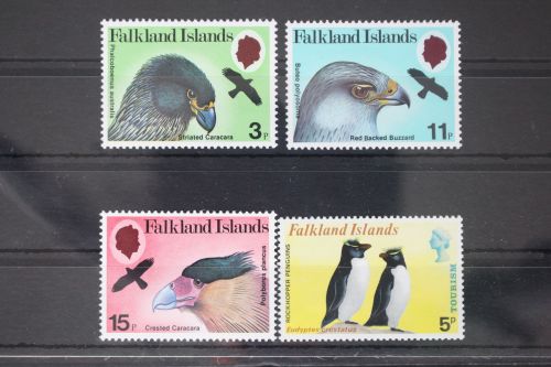 Falklandinseln 222-225 postfrisch Tiere Vögel #WW979