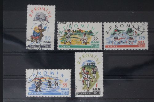 Rumänien 1913-1917 gestempelt Kindersport #WX005