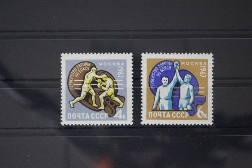 Sowjetunion 2767-2768 postfrisch Sport Boxen #WX022