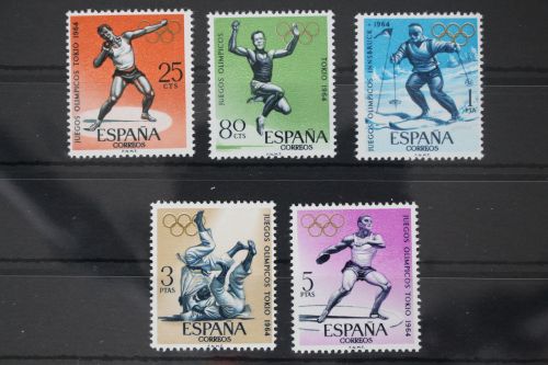 Spanien 1506-1510 postfrisch Olympische Winterspiele 1964 Innsbruck #WX034