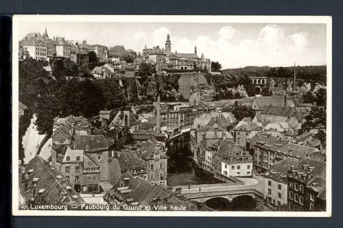 AK Luxemburg-Stadt Blick auf Grund- und Oberstadt 1931 gebraucht #HE604