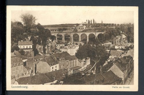 AK Luxemburg-Stadt Blick auf Luxemburg Grund 1925 gebraucht #HE605