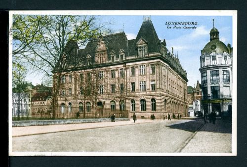 AK Luxemburg-Stadt Hauptpostamt 1930 gebraucht #HE606