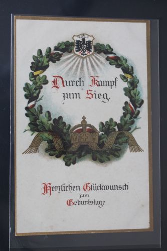 AK Deutschland Durch Kampf zum Sieg 1916 gebraucht #PL293