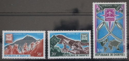 Dahomey 321-323 postfrisch Pfadfinder #WZ198
