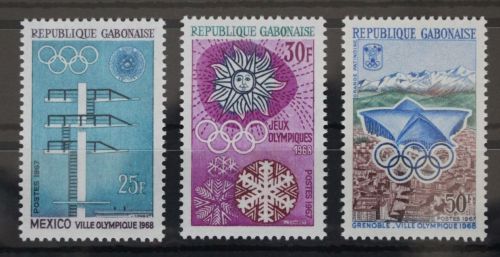 Gabun 270-272 postfrisch #WZ203