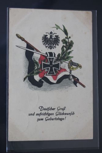 AK Deutschland Deutscher Gruß und aufrichtigen Glückwunsch ... gebraucht #PL319