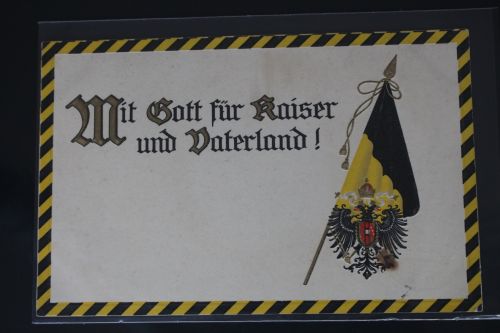 AK Deutschland Mit Gott für Kaiser und Vaterland! 1915 gebraucht #PL352