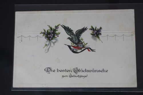 AK Deutschland Grußkarte 1916 gebraucht #PL357