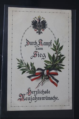 AK Deutschland Durch Kampf zum Sieg 1914 gebraucht #PL361