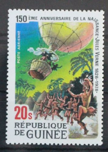 Guinea 848A postfrisch Luftfahrt Jules Verne #WX429